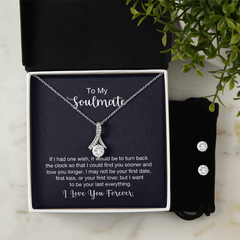 Alluring Beauty Necklace & Earring Set (To My Soul Mate)