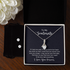 Alluring Beauty Necklace & Earring Set (To My Soul Mate)