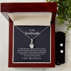 Alluring Beauty Necklace & Earring Set (To My Soul Mate)