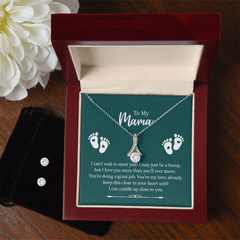 Alluring Beauty Necklace & Earring Set (To My Mama)