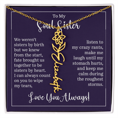 Flower Name Necklace (To My Soul Sister)
