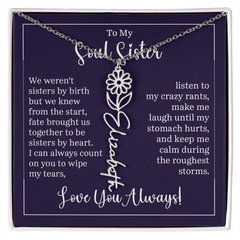 Flower Name Necklace (To My Soul Sister)