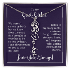 Flower Name Necklace (To My Soul Sister)