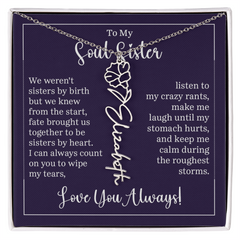 Flower Name Necklace (To My Soul Sister)