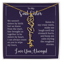 Flower Name Necklace (To My Soul Sister)
