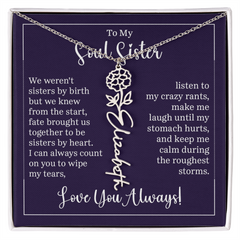Flower Name Necklace (To My Soul Sister)