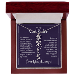 Flower Name Necklace (To My Soul Sister)